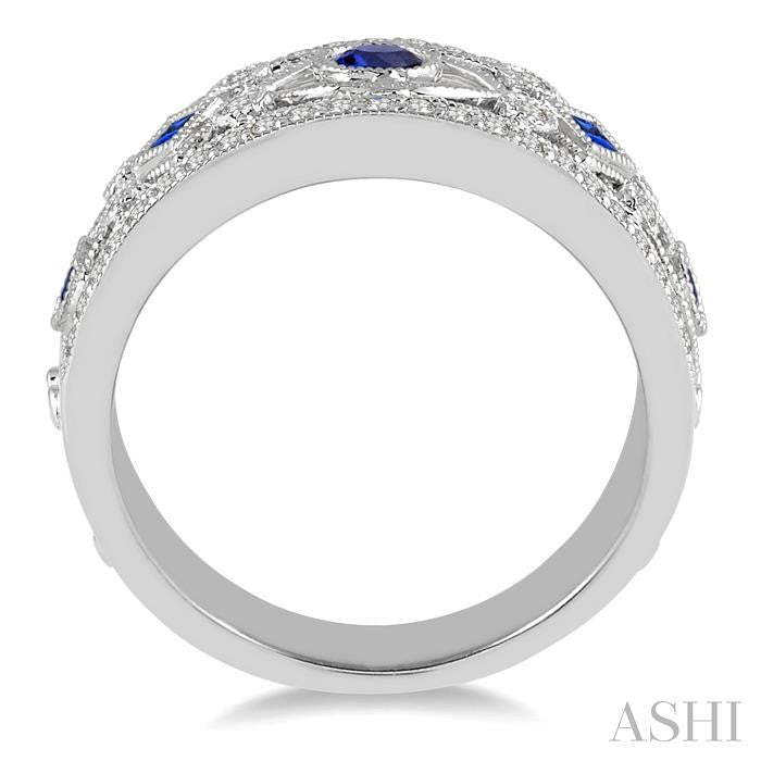 Gemstone & Diamond Fashion Band
