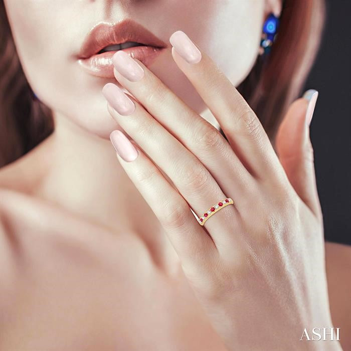 11 Alternate Gemstone & Diamond Wedding Band