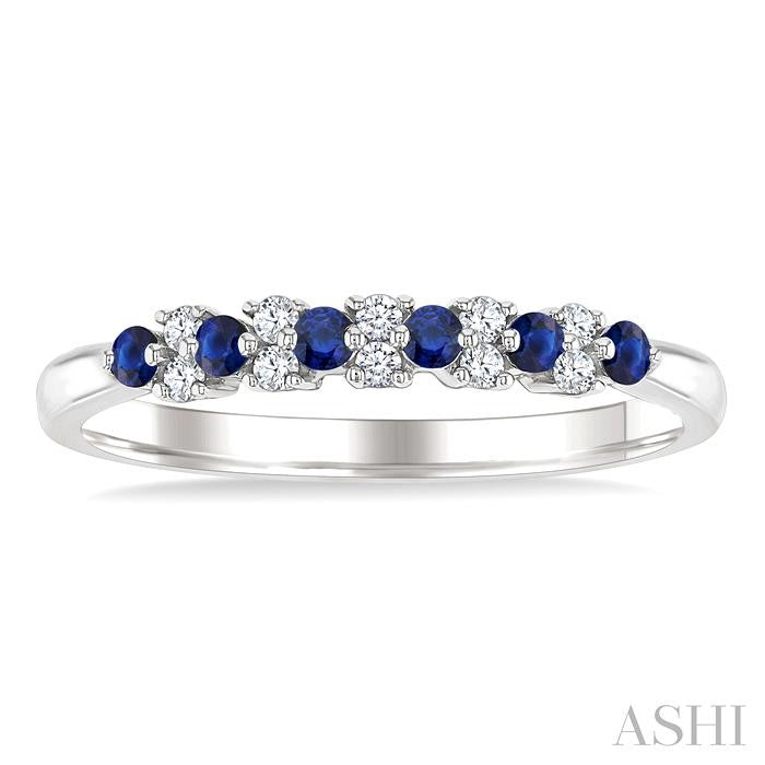 Alternate Gemstone & Diamond Band
