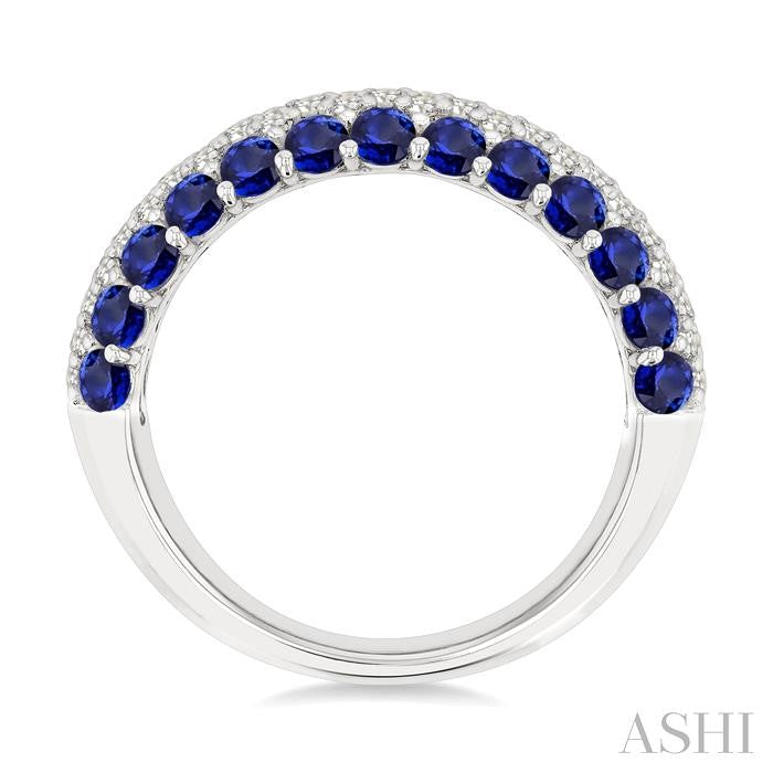 Gemstone & Diamond Fashion Band