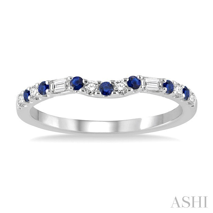 Gemstone & Diamond Fashion Band