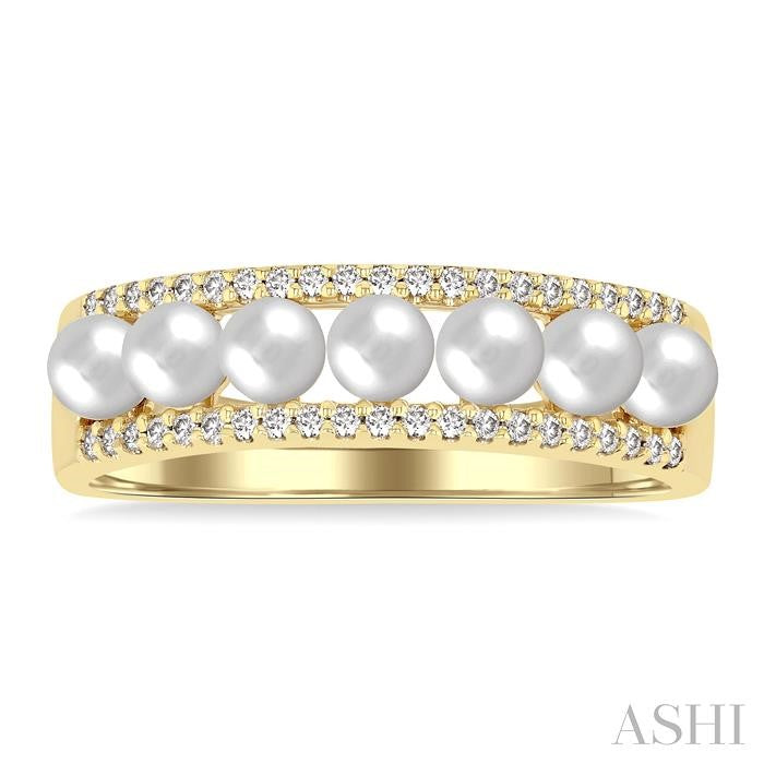 Pearl & Diamond Fashion Band