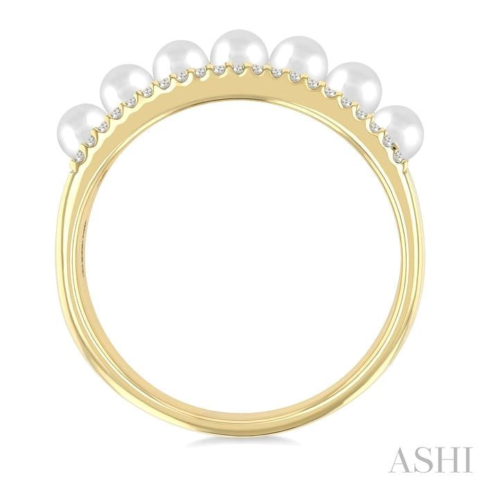 Pearl & Diamond Fashion Band