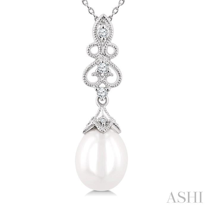 Pearl & Diamond Fashion Pendant
