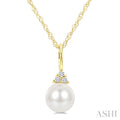 Pearl & Diamond Fashion Pendant