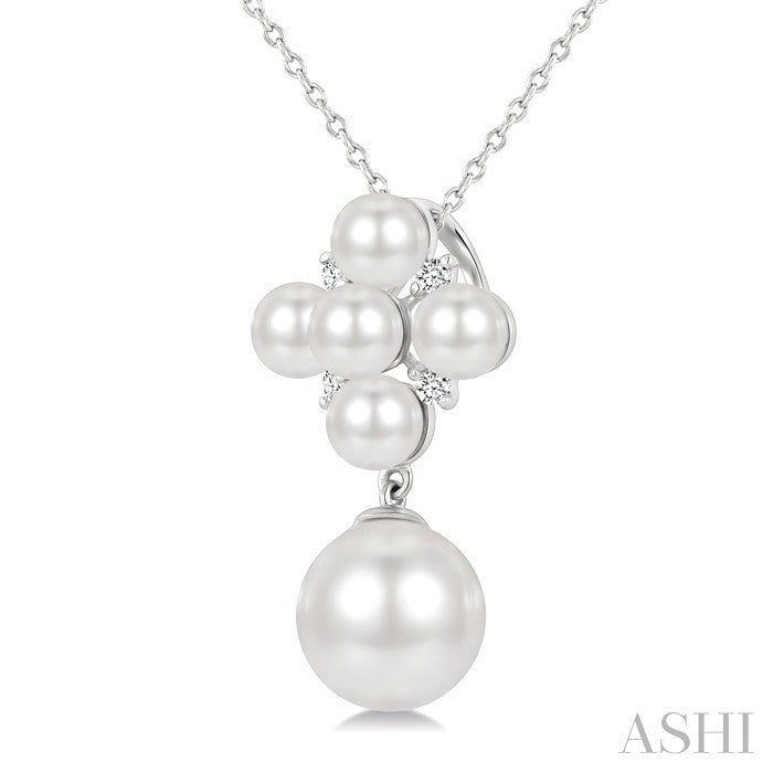 Pearl & Diamond Fashion Pendant