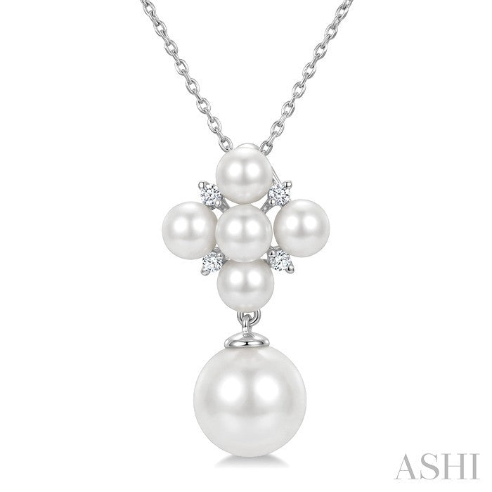 Pearl & Diamond Fashion Pendant