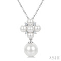 Pearl & Diamond Fashion Pendant