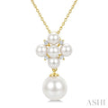 Pearl & Diamond Fashion Pendant