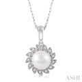 Pearl & Diamond Fashion Pendant