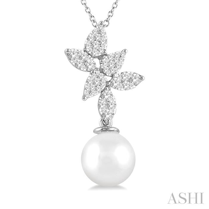 Pearl & Lovebright Diamond Fashion Pendant