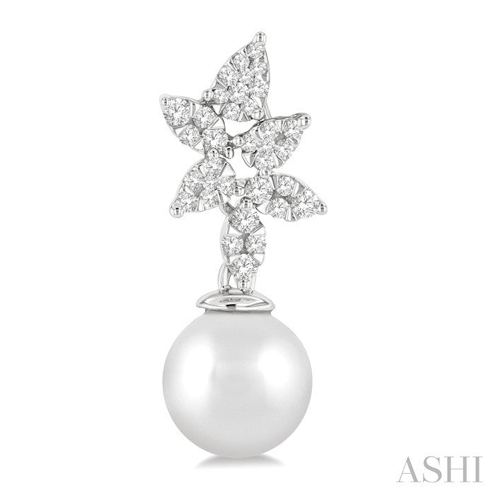 Pearl & Lovebright Diamond Fashion Earrings