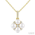 Pearl & Diamond Fashion Pendant