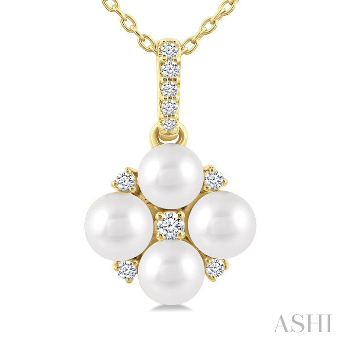 Pearl & Diamond Fashion Pendant