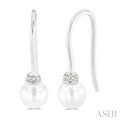 Pearl & Petite Diamond Fashion Earrings