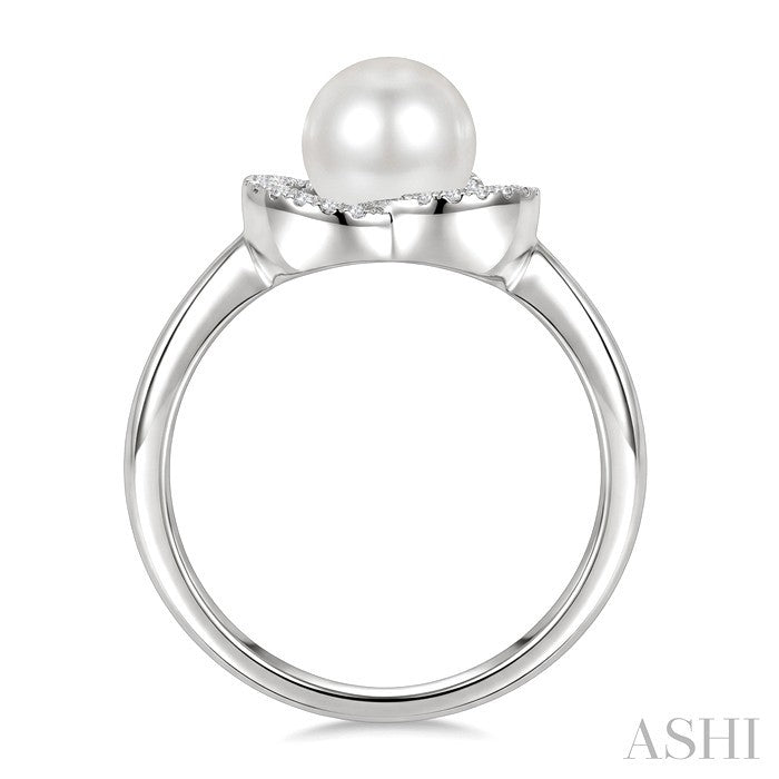 Pearl & Diamond Fashion Ring
