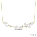 Pearl & Diamond Fashion Necklace
