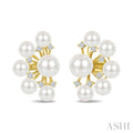 Pearl & Diamond Fashion Earrings