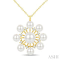Pearl & Diamond Fashion Pendant