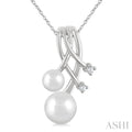 Pearl & Diamond Fashion Pendant