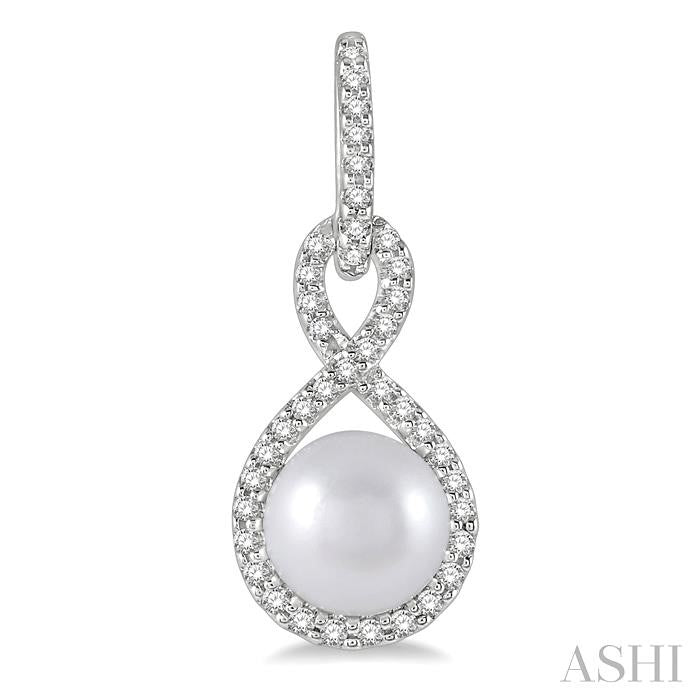 Pearl & Diamond Fashion Earrings
