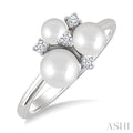 Pearl & Diamond Fashion Ring