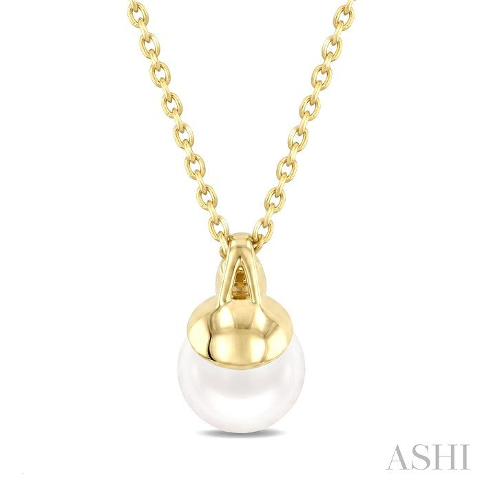Pearl & Diamond Pendant