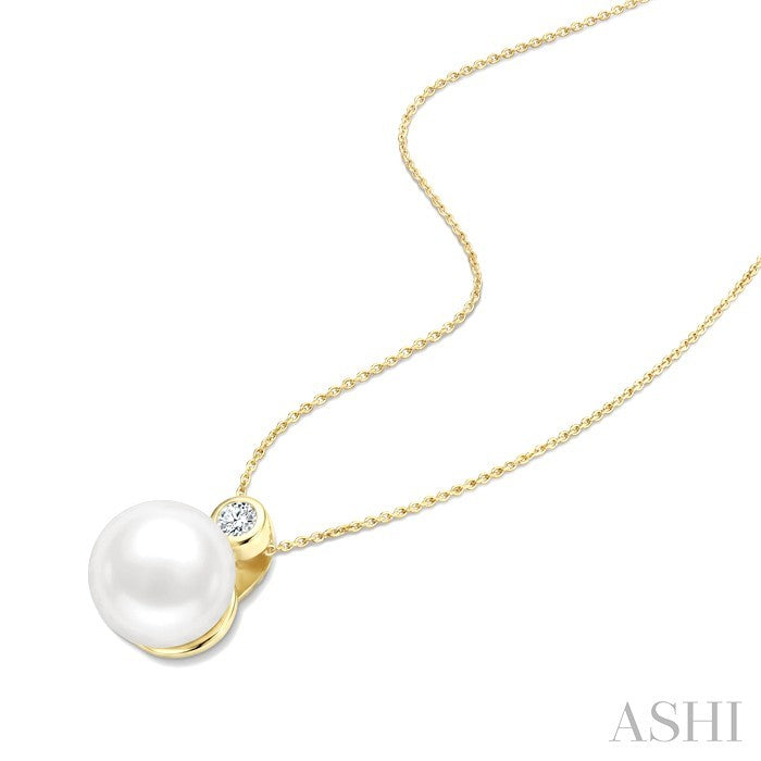 Pearl & Diamond Pendant