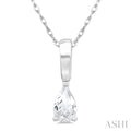 Pear Shape Gemstone Solitaire Pendant