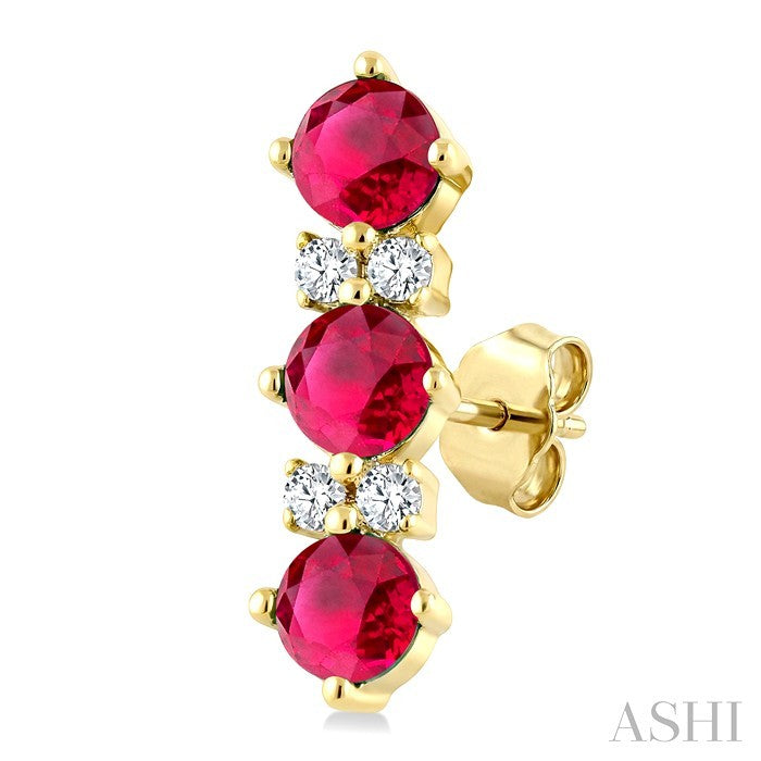 Gemstone & Petite Diamond Fashion Earrings