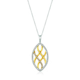 14K Two Tone Pendant