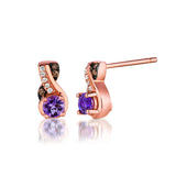 14K Strawberry Gold Earrings