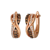 14K Strawberry Gold Earrings