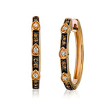 14K Strawberry Gold Earrings
