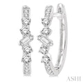 Diamond Hoop Earrings
