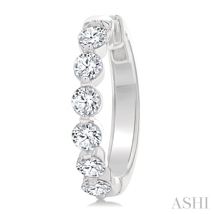 Diamond Fashion Hoop Earrings