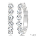 Diamond Fashion Hoop Earrings