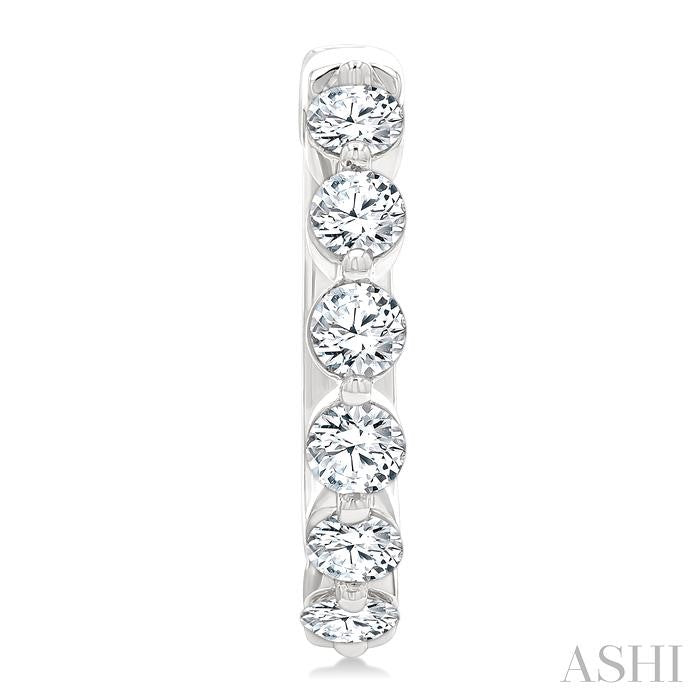 Diamond Fashion Hoop Earrings