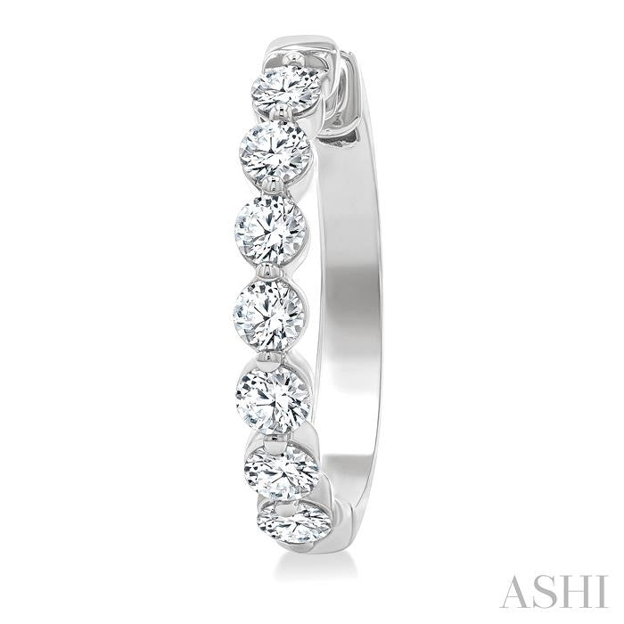 Diamond Fashion Hoop Earrings