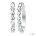 Diamond Fashion Hoop Earrings
