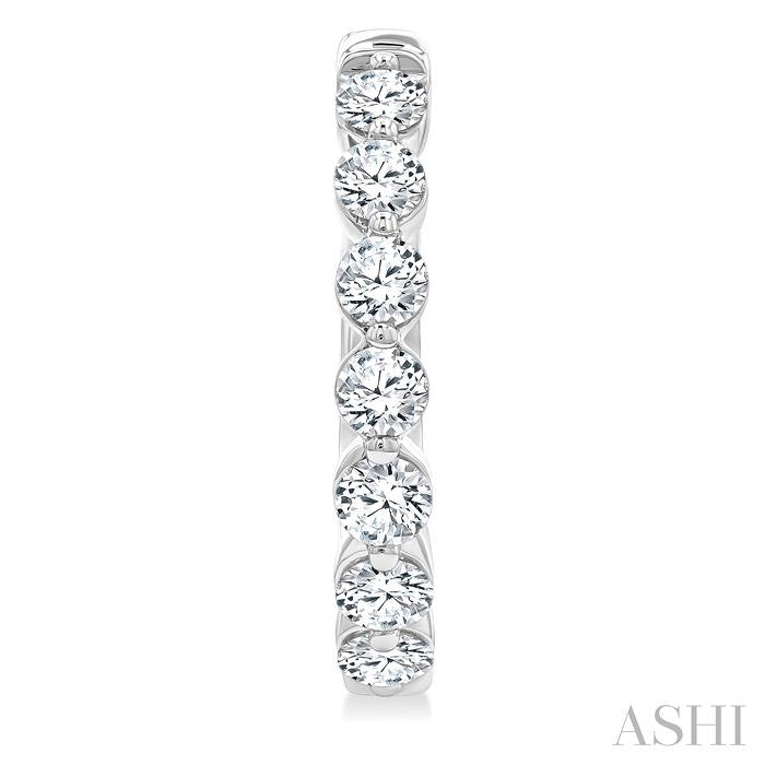 Diamond Fashion Hoop Earrings