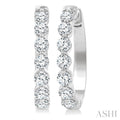 Diamond Fashion Hoop Earrings