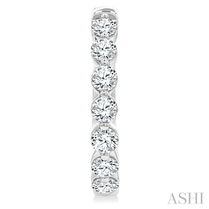 Diamond Fashion Hoop Earrings