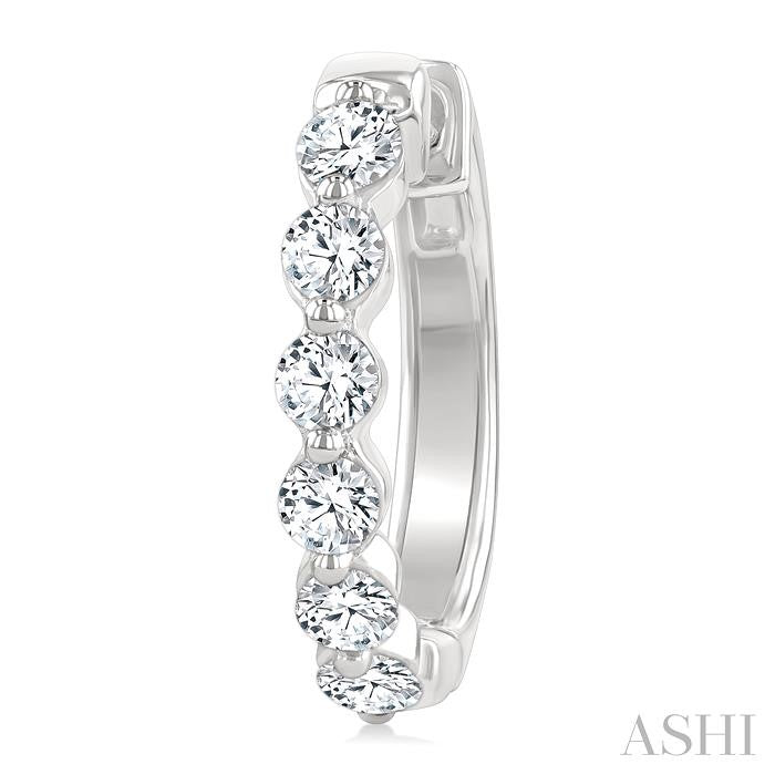 Diamond Fashion Hoop Earrings