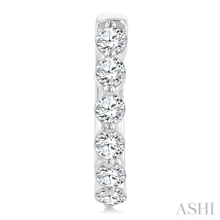 Diamond Fashion Hoop Earrings