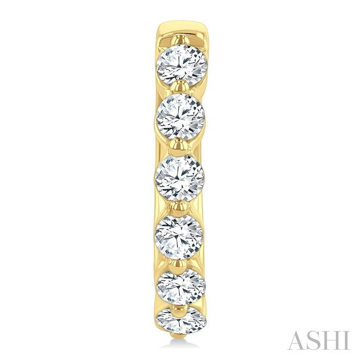 Diamond Fashion Hoop Earrings