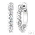 Diamond Fashion Hoop Earrings