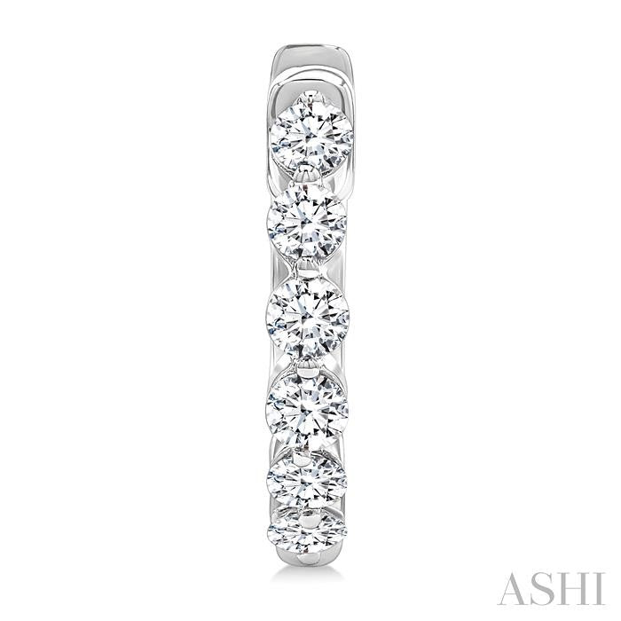 Diamond Fashion Hoop Earrings