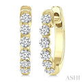 Diamond Fashion Hoop Earrings