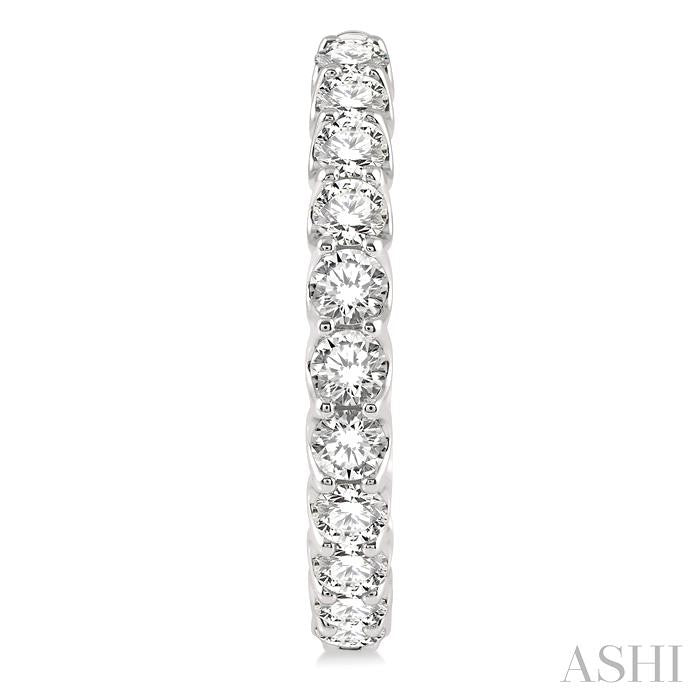 Inside-Out Diamond Round Hoop Earrings